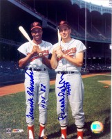 Brooks and Frank Robinson in the classic road jerseys