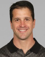 Baltimore Ravens coach John Harbaugh
