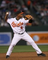 Orioles third baseman Melvin Mora