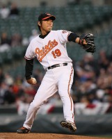 Orioles pitcher Koji Uehara